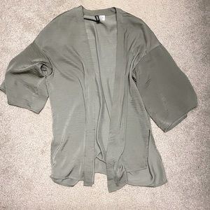 H&M Olive Kimono